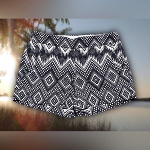 J. Crew Navy Aztec Shorts Sz 6